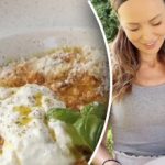 Нереална солена овесена каша за закуска: домати и сирене